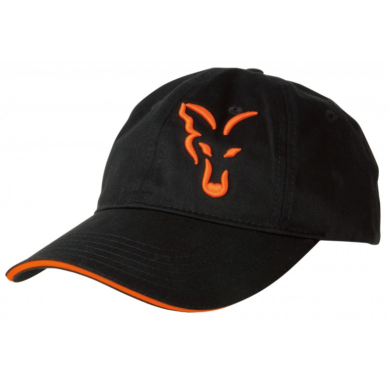 Casquette FOX Black/Orange Baseball Cap