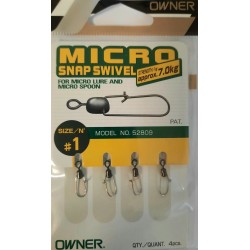 Agrafe OWNER Micro Snap Swivel