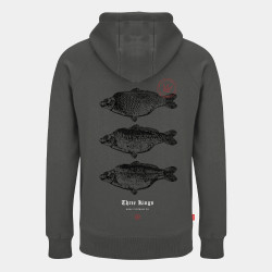 Hoodie KUMU 3 Kings Grey