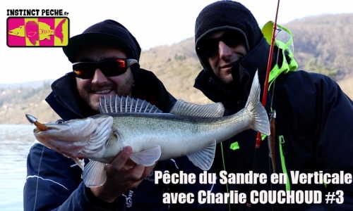 Pêche du sandre en verticale avec Charlie COUCHOUD